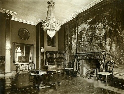 Marple Hall drawing room, 1919.